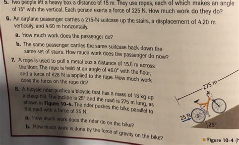 Solved: Two people lift a heavy box a distance of 15 m. They use 